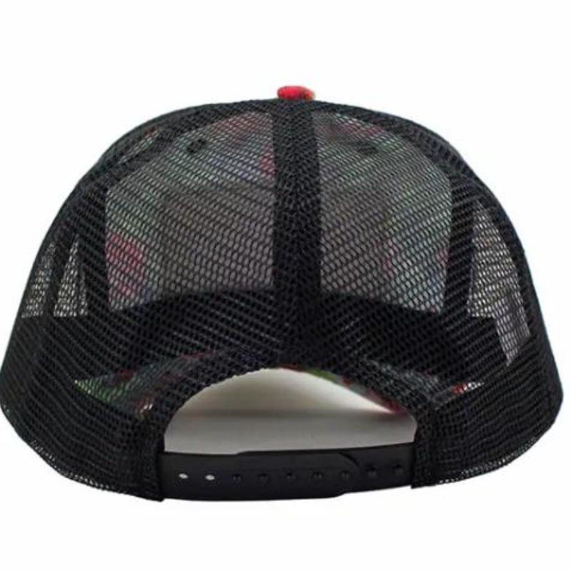 Testreszabottnyomtatott szövet 5 panel háló teherautó kalap
