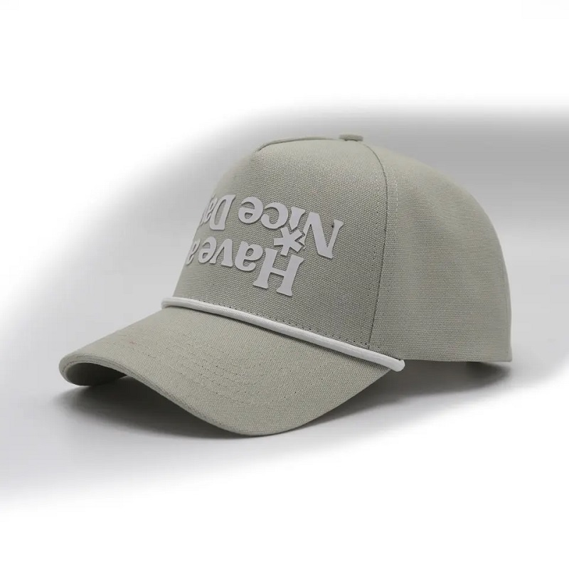 Férfiak kalapja vászon 5 panel egyedi 3Dnyomtatási baseball sapka