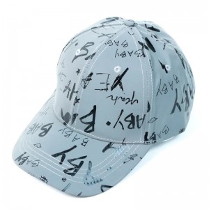 Alacsony MOQ olcsó, egyedinépszerű,nem strukturált baseball kalapok sötét szürke fényvisszaverő kalapok baseball sapka az ember számára