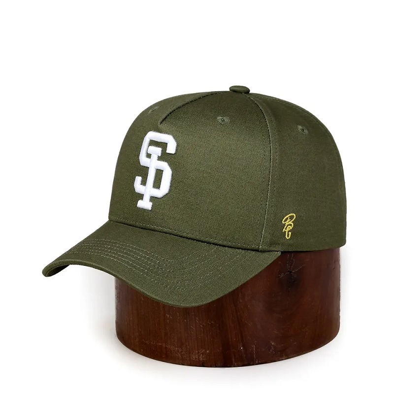 Egyedi 5 öt panel férfi magas középső profilú korona ívelt karimás számla 940 K A keret A-keret Aframe Snapback baseball Gorras sapkák kalapok
