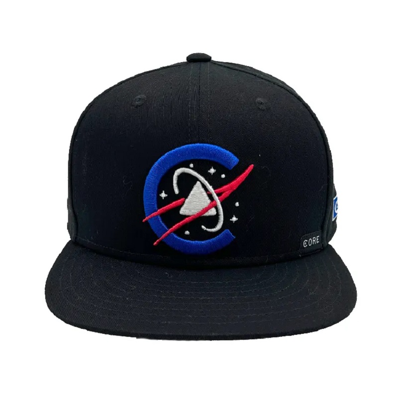 Új E 5950 Kiváló minőségű klasszikus egyedi logó 6 Panel Snapback Caps hímzés kalap