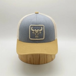 OEM egyedi 6 panel előre ívelt, karimás háló bepattanó sport kalapok,nagykereskedelmi teherautó, Gorras, 3D hímzett logo teherautó sapka